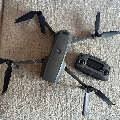 DJI Mavic 2 Pro drone with remote and battery