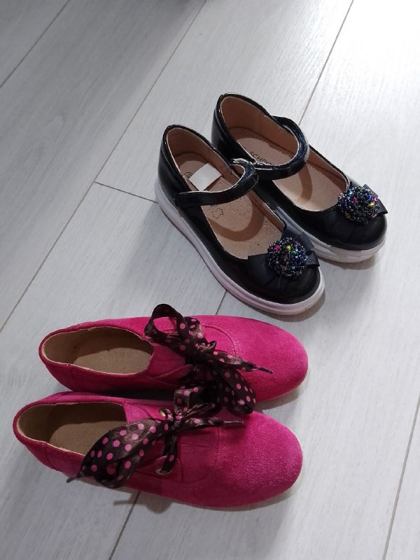 Обувь на девочку, размер 30, натуральная кожа, розовые замша 3