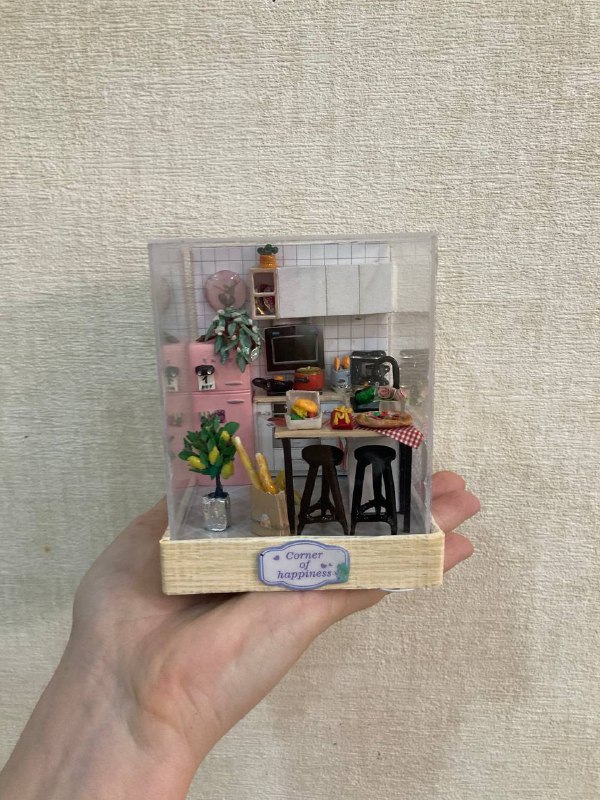 Сказочный румбокс кухня миниатюра ночник 2