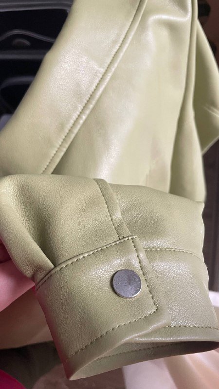 Косуха из эко-кожи весенне-осенняя женская куртка 6