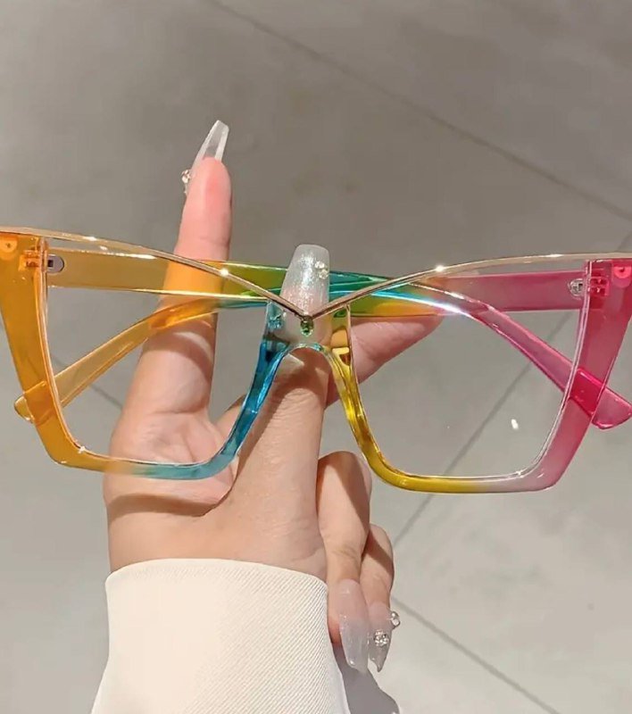 Очки с оправой Cat Eye, линзы AC, оправа из ПК, очки для компьютера 4