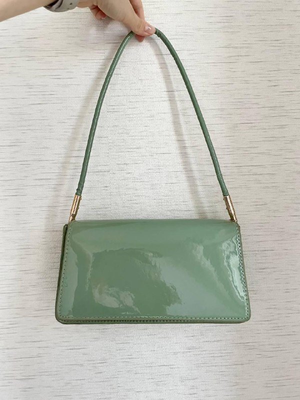 Сумка небольшая зелёная 3