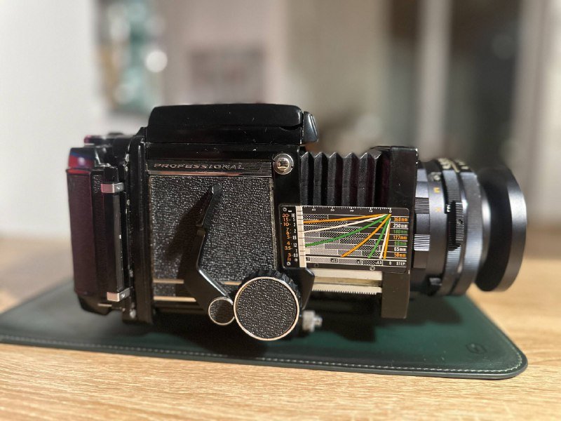 Фотоаппарат Mamiya rb67, объектив Sekor 135mm f3.5 6