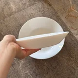 Белые тарелки IKEA и с бортиком 2
