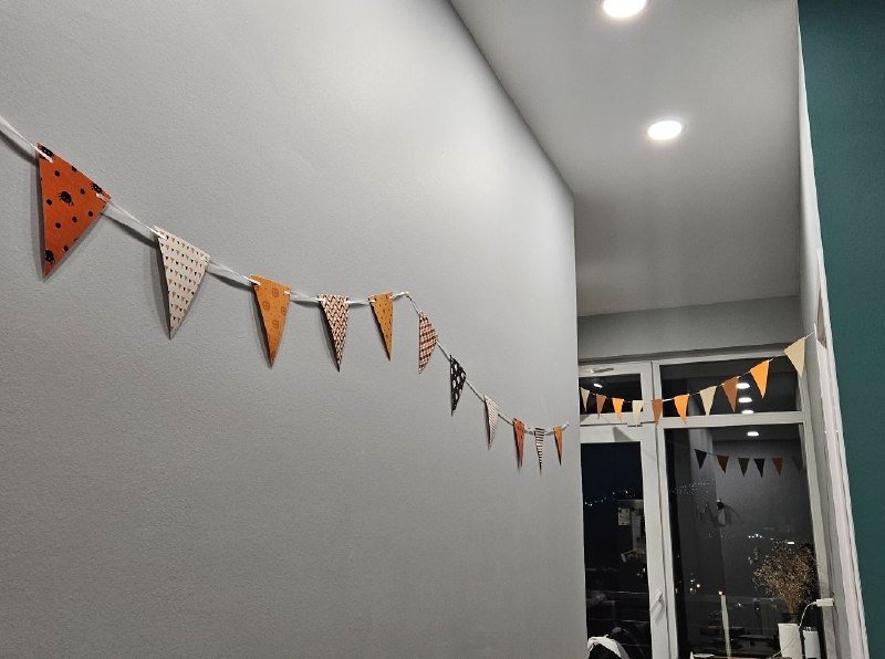 Набор гирлянд и декоративных тыковок для хэллоуина