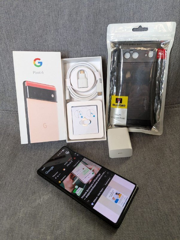 Google Pixel 6 с комплектом аксессуаров 2