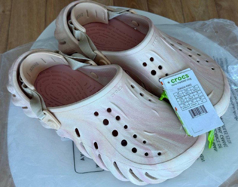 Apple AirTag, Crocs Echo Clog Marbled обувь 2