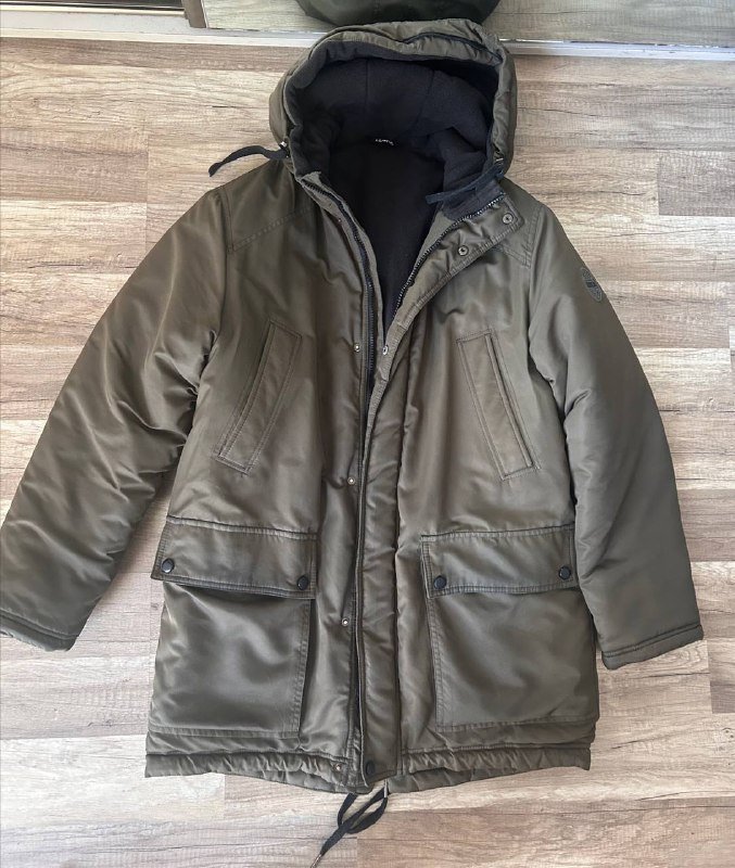 Мужская подростковая теплая куртка размер S M