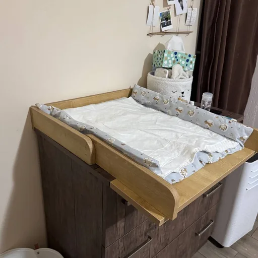 Changing board with table and mattress