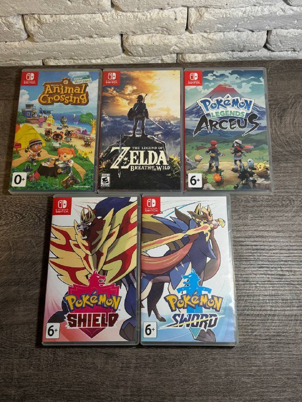 Игры Nintendo Switch: Animal Crossing, Zelda, Pokémon