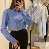 Женская рубашка, кроп топ, лосины, поясная сумка 1
