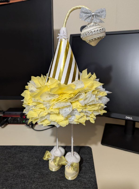 Новогодняя ёлка-топотушка ручной работы 5