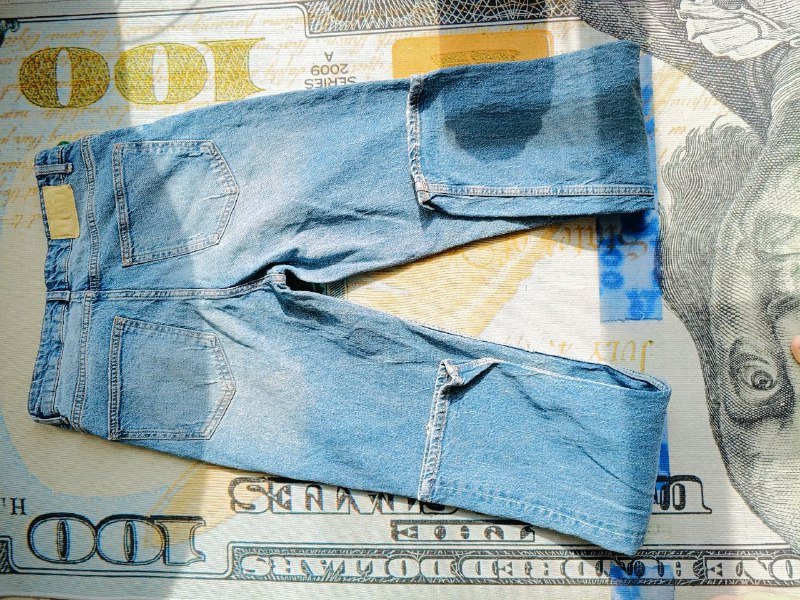 Классические джинсы Zara с высокой посадкой 4