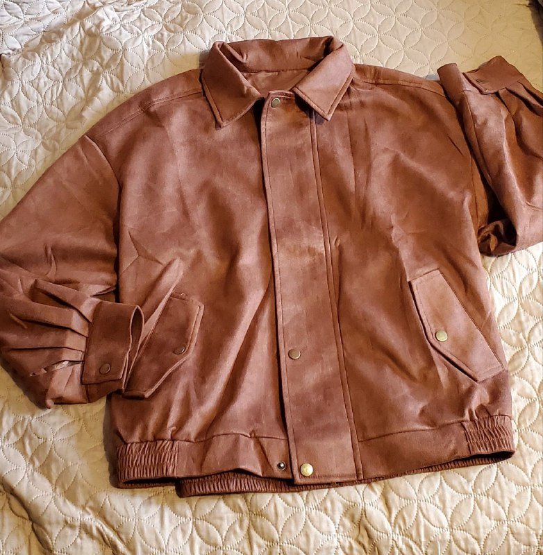 Куртка бомбер женская XL коричневая 3