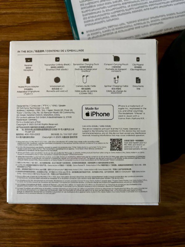 Микрофон петличка dji mic mini (1rx+1tx) 2