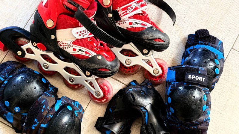 Детские ролики с защитой