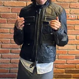 Кожаная куртка DSQUared2, размер 46 3