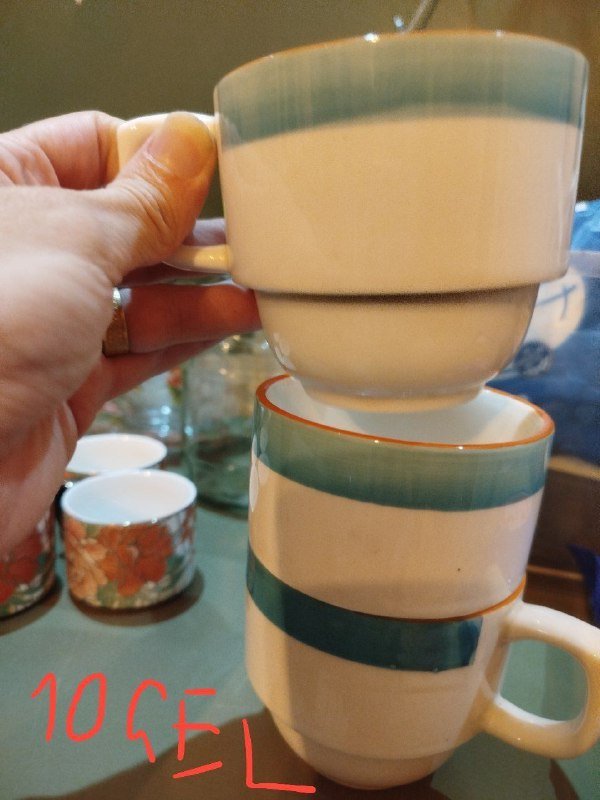 Набор чашек под эспрессо, американо, капучино, Turkish coffee 6