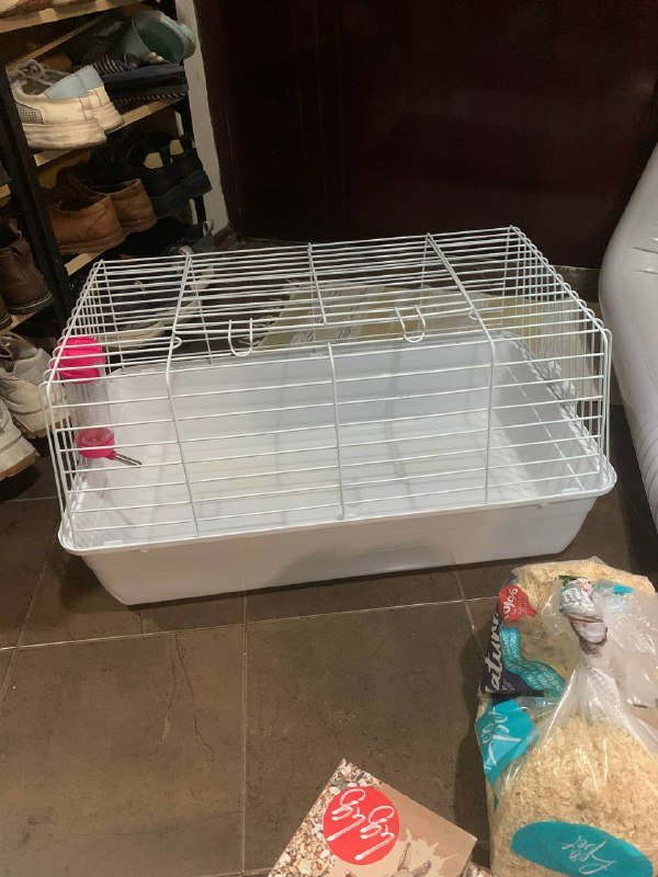 Клетка для хомяка или морской свинки с припасами 3