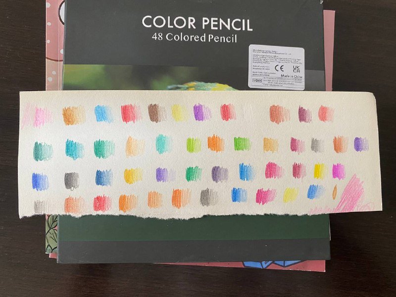 Цветные карандаши 48шт, 2 раскраски 4