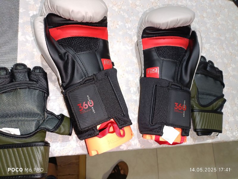 Боксёрские перчатки без пальцев размер L 12 oz 2