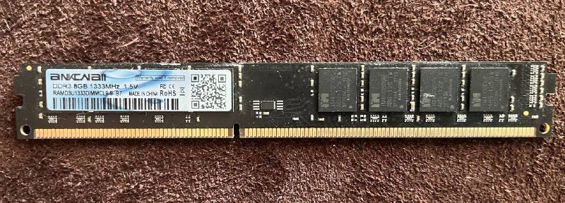 GeIL DDR4 4GB, HyperX DDR4 4GB, HyperX DDR3 4GB, ANCAI DDR3 8GB, SanDisk Z400s 128GB, TeamGroup L5 3D 120GB 4