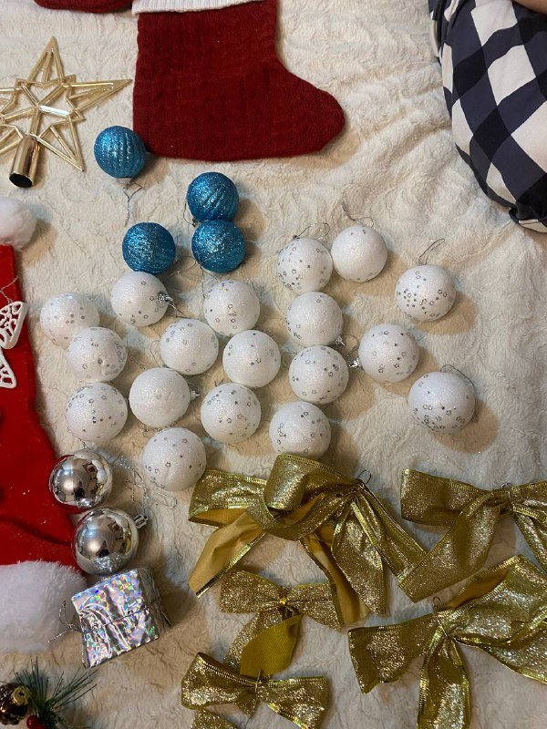 Новогодние рождественские украшения игрушки 2