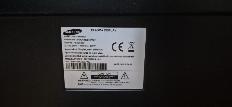 Плазменный телевизор Samsung PS42C450B1W 42 дюйма 1