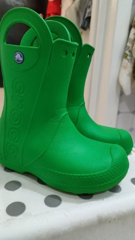 Сапоги Crocs размер С12 зеленые 2