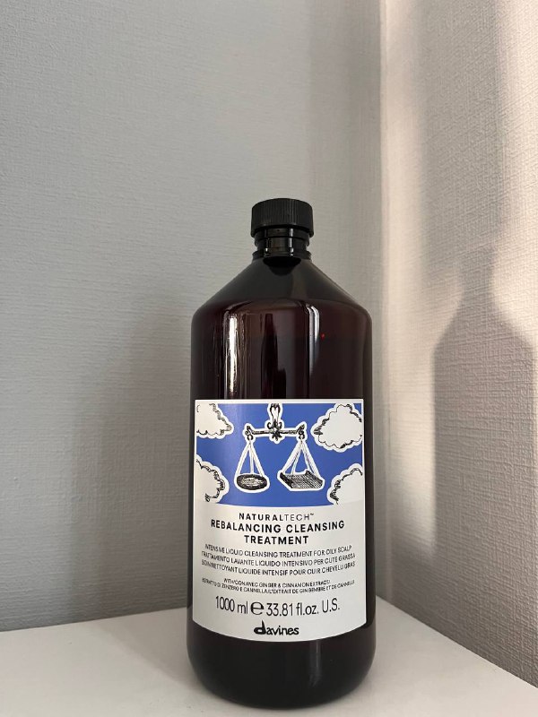 Davines Naturaltech Rebalancing Oily Hair Cleanser 1000 мл