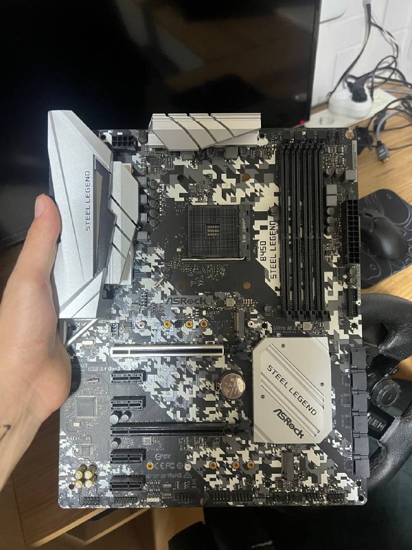 Материнская плата ASRock B450 Steel Legend