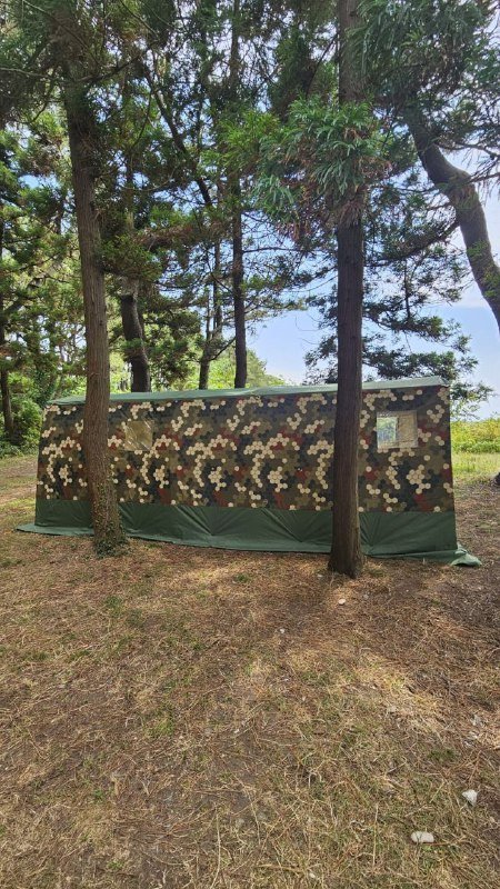 Мобильная баня Мобиба МБ-552, печь Медиана 7, баки и полки банные, стол и стулья, гамаки, зонт, качель плетёная