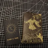 Новые золотые пластиковые карты таро Уэйта 1