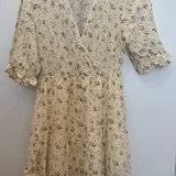 Льняные штаны, голубое платье, платье в цветочек, сарафан 1