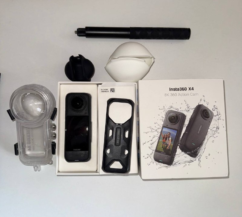 Insta360 X4 подводный бокс палка и допы