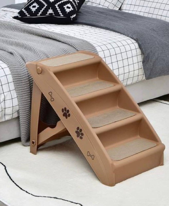 Ступеньки для маленьких собак пластиковые складные