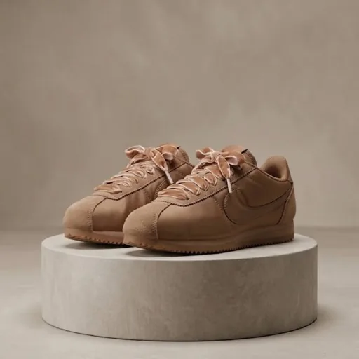 Кроссовки Nike Cortez коричневые