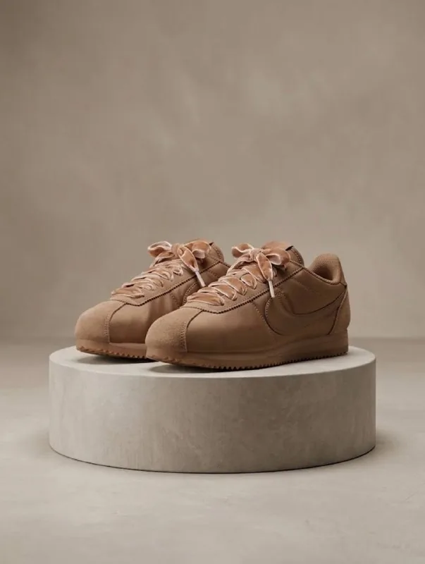 Кроссовки Nike Cortez коричневые 1