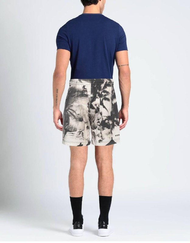 Шорты MSGM, брюки MSGM зеленый лайм 7