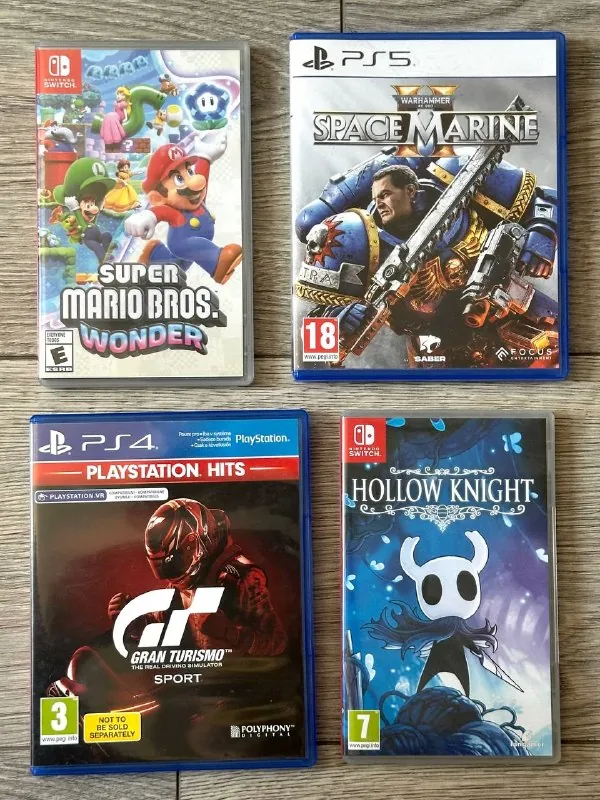 Nintendo Switch and PlayStation games