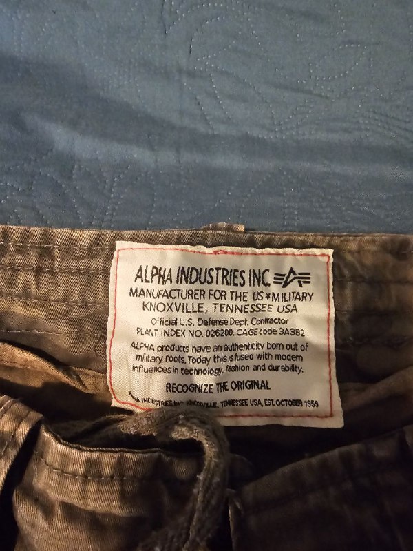Original Alpha Industries мужские брюки камуфляжные 2