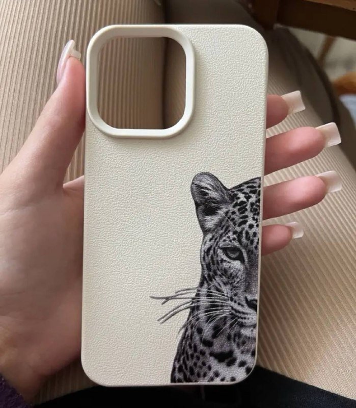 Чехол для iPhone 13 Pro с рисунком леопарда