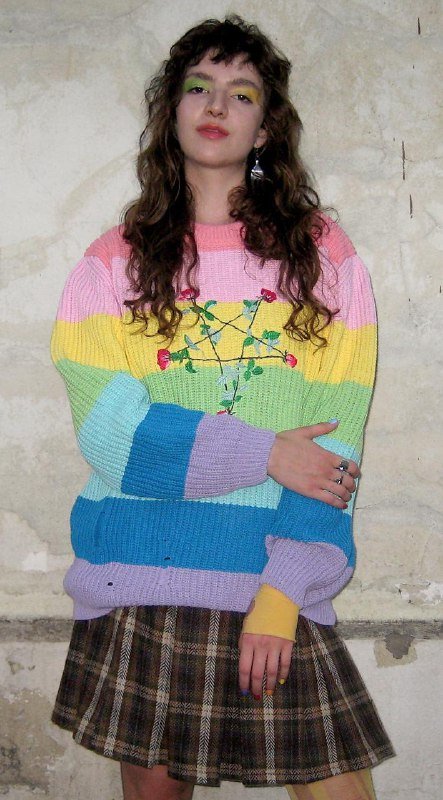 Свитер Розы Volchok размер M унисекс