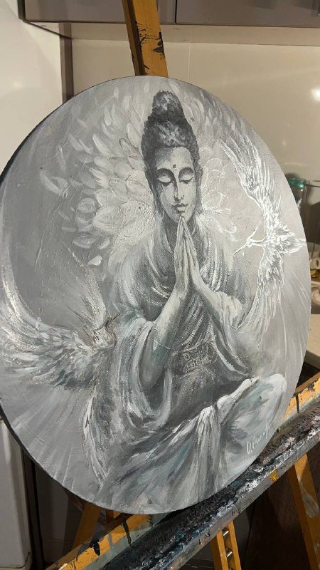 Картина Будда холст акрил 65см 5