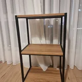 Металлический стеллаж с полками из ДСП 2