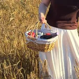 Плетеная корзинка 6