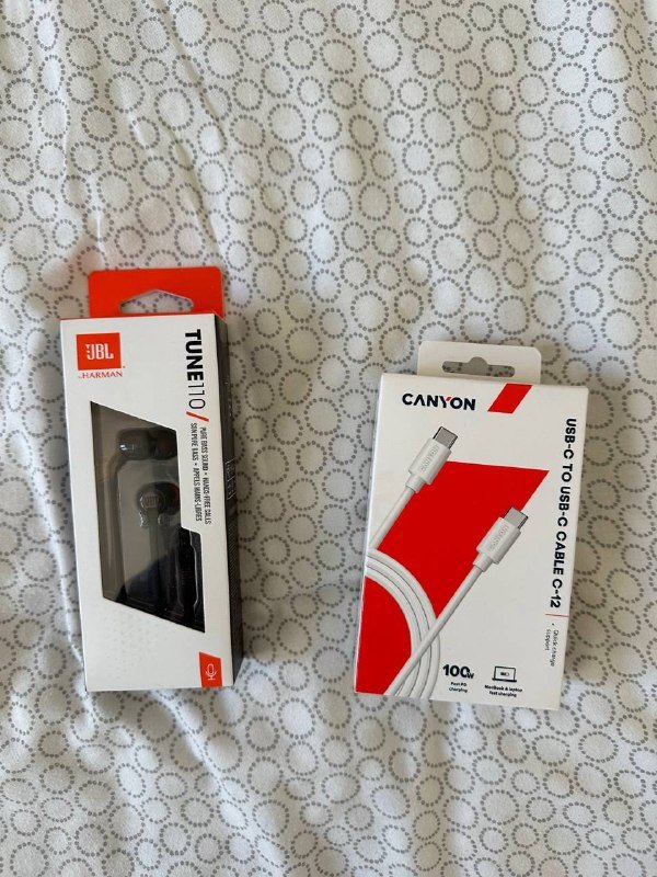Наушники JBL Tune 110, Зарядка Canyon 1000