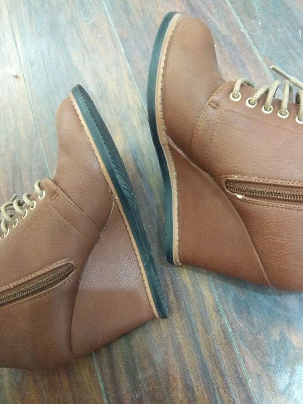 Ботильоны коричневые и рыжие женские 6