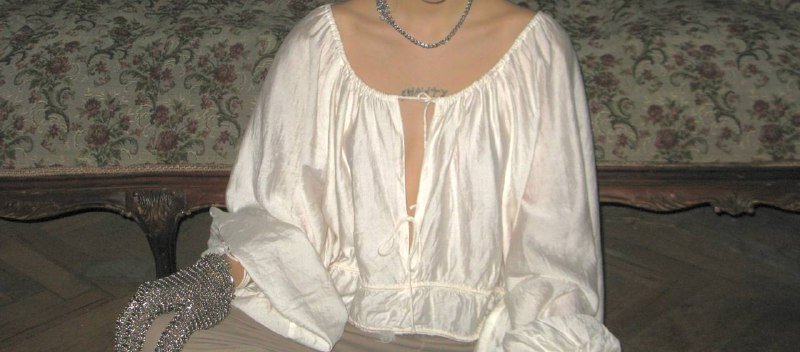 Блуза ручная работа размер S