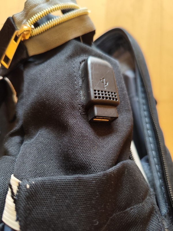 Рюкзак для родителей с люлькой и USB 7